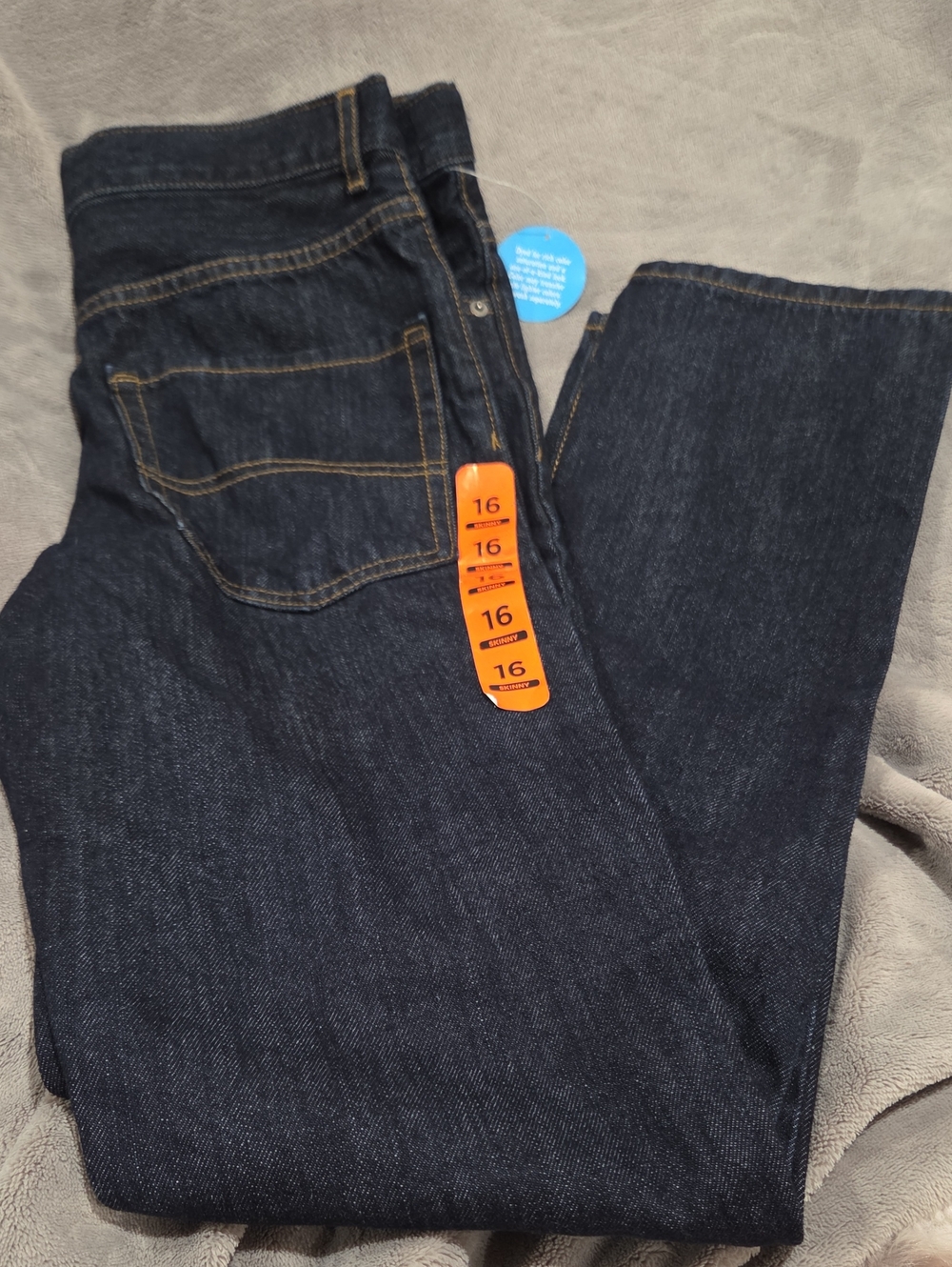 Dark Blue Denim Jeans